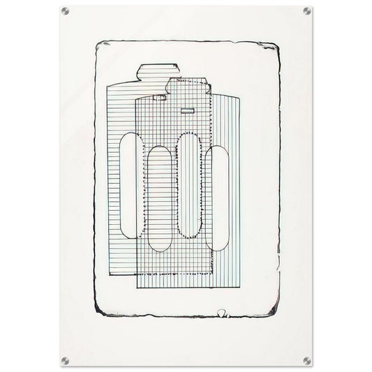 Hemdenstein - 1971 - Dieter Roth Acrylic Print - 70x100 cm / 28x40″ inches | Dieter Roth Wall Art | Dieter Roth Prints