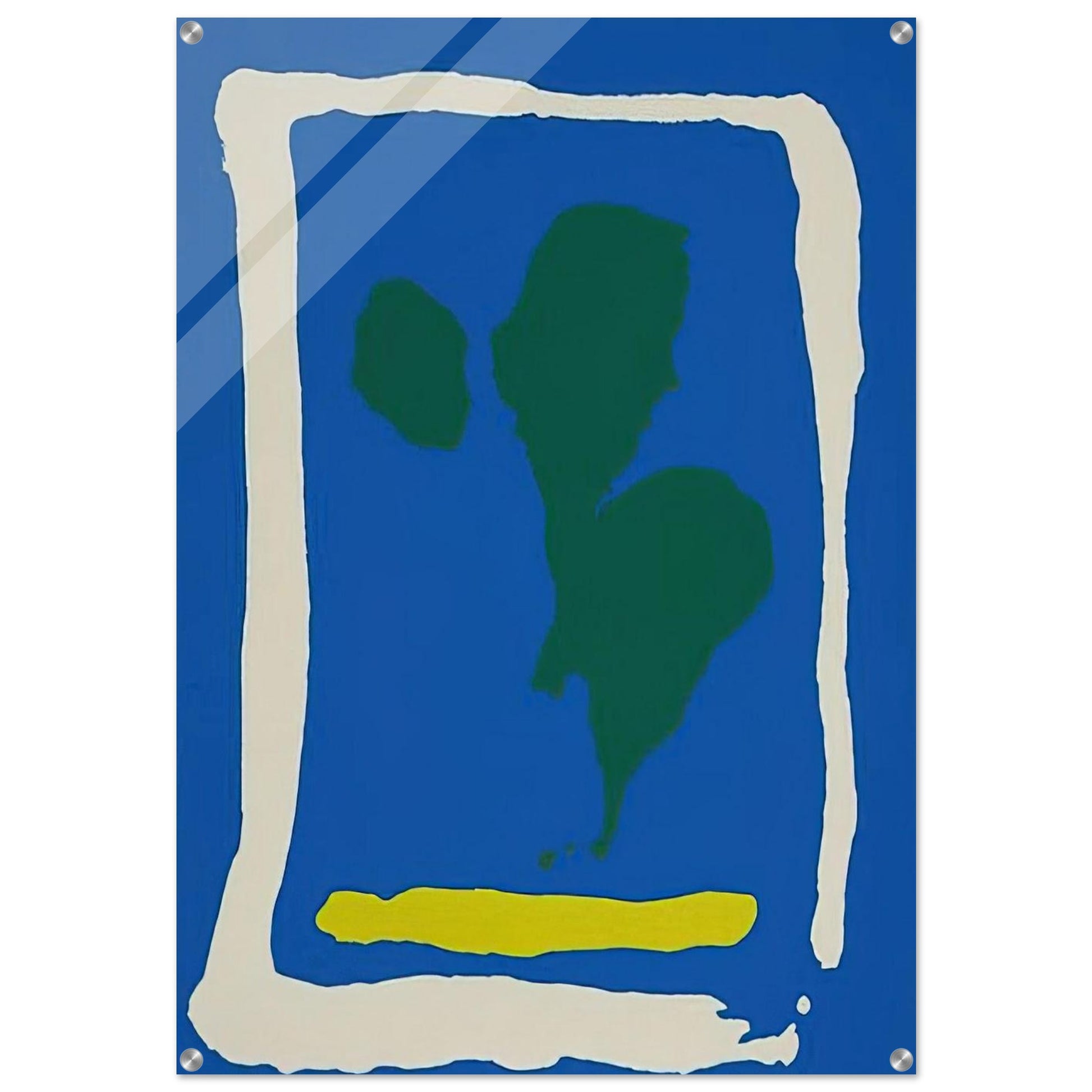 Air Frame - 1965 - Helen Frankenthaler Acrylic Print - 70x100 cm / 28x40″ inches | Helen Frankenthaler Wall Art | Helen Frankenthaler Prints