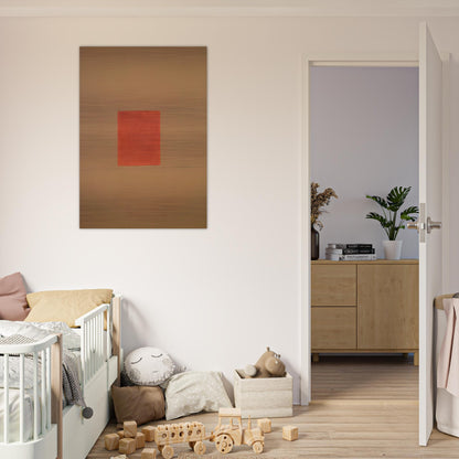 Delphic Sun-Box #2 - 1968 - Theodoros Stamos Brushed Aluminum Print - 70x100 cm / 28x40 inches | Theodoros Stamos Aluminum Print | Theodoros Stamos Prints