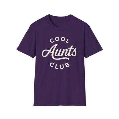 Cool Aunts Club Maglietta, Maglietta Regalo Idee Zia Divertente, Graphic Tee Zia Migliore di Sempre, Carina Maglietta Matching Famiglia Sassy Zia