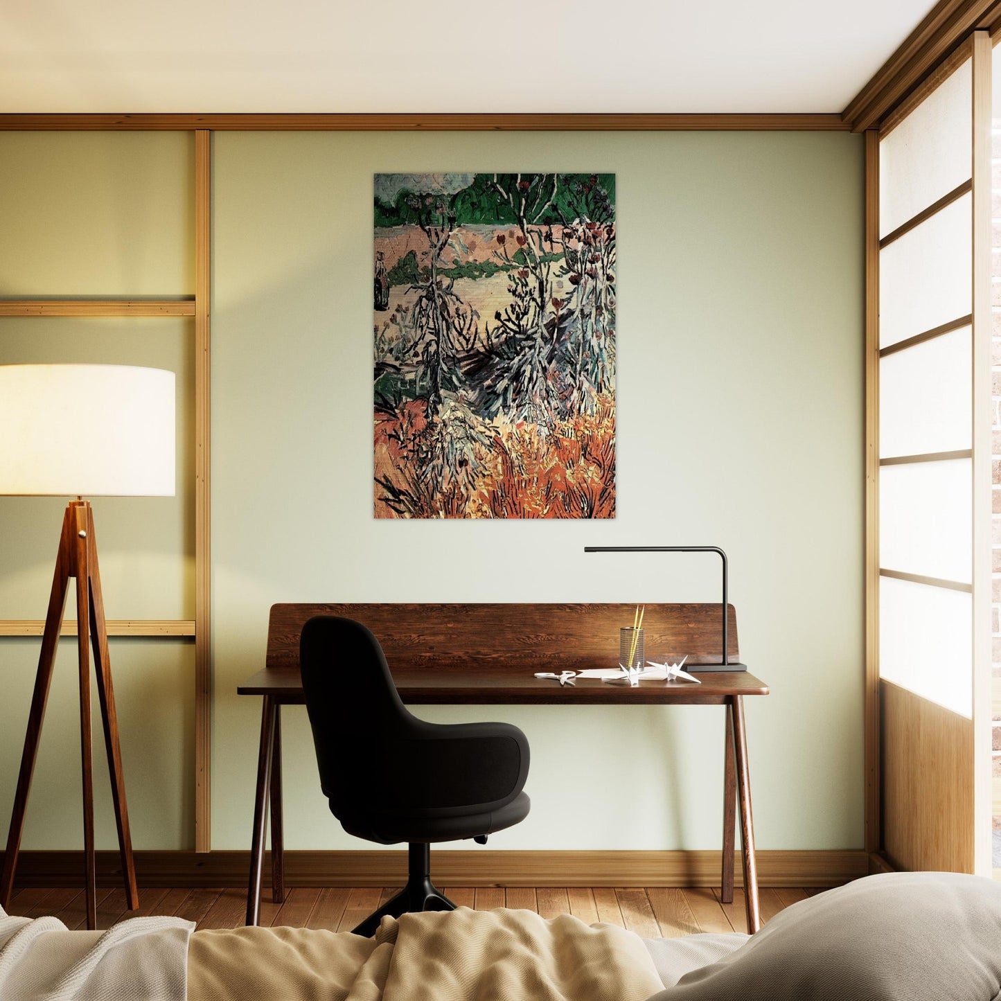 Thistles - Vincent van Gogh Brushed Aluminum Print - 70x100 cm / 28x40 inches | Vincent van Gogh Aluminum Print | Vincent van Gogh Prints