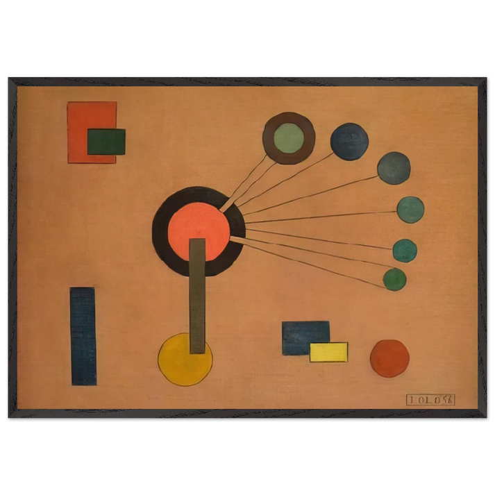 Untitled - 1956 1 - Lolo Soldevilla 70x100 cm / 28x40 inches Framed Art Print – Black Wooden Frame