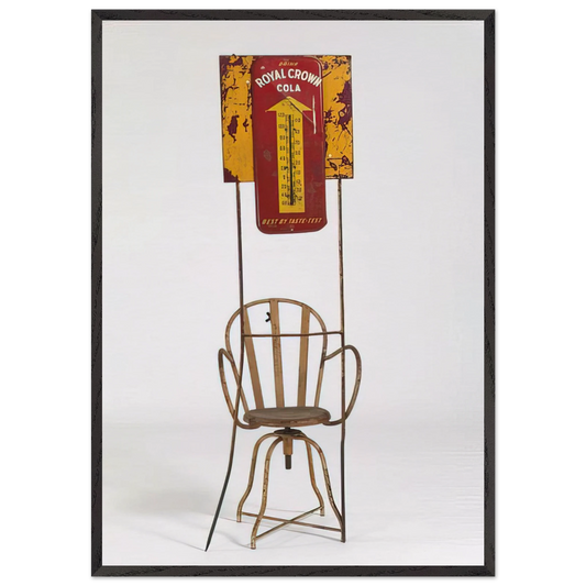 UNTITLED KABAL AMERICAN ZEPHYR 1983 - Robert Rauschenberg Framed Art Print – Black Wooden Frame - Default Title - -Framed Art Print