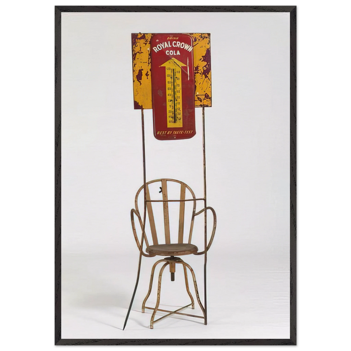 UNTITLED KABAL AMERICAN ZEPHYR 1983 - Robert Rauschenberg 70x100 cm / 28x40 inches Framed Art Print – Black Wooden Frame