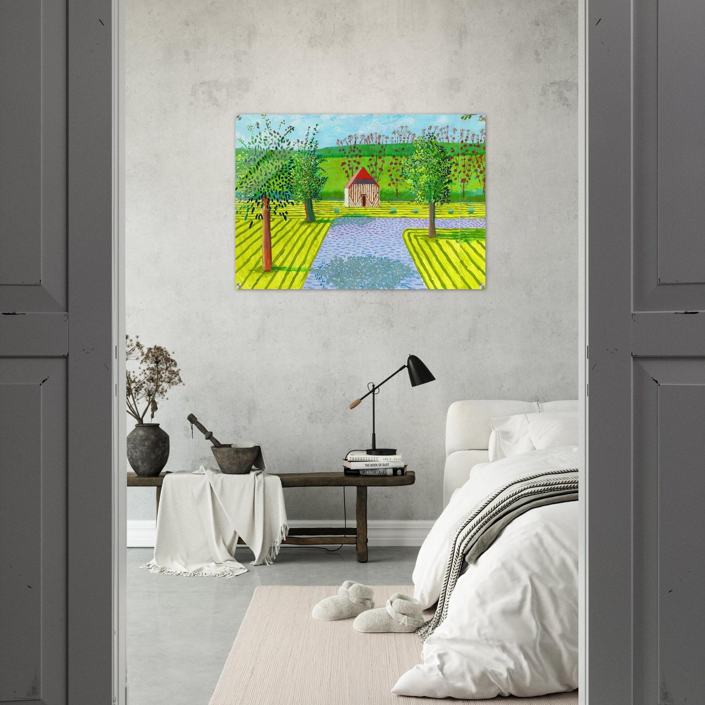 David Hockney - David Hockney Acrylic Print - 70x100 cm / 28x40″ inches | David Hockney Art | Artwork by David Hockney