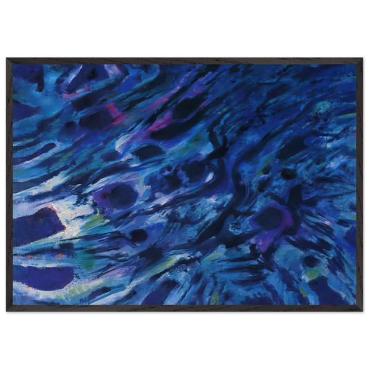 Eaux vives - 1979 - Alfred Manessier Framed Art Print – Black Wooden Frame - Default Title - -Framed Art Print