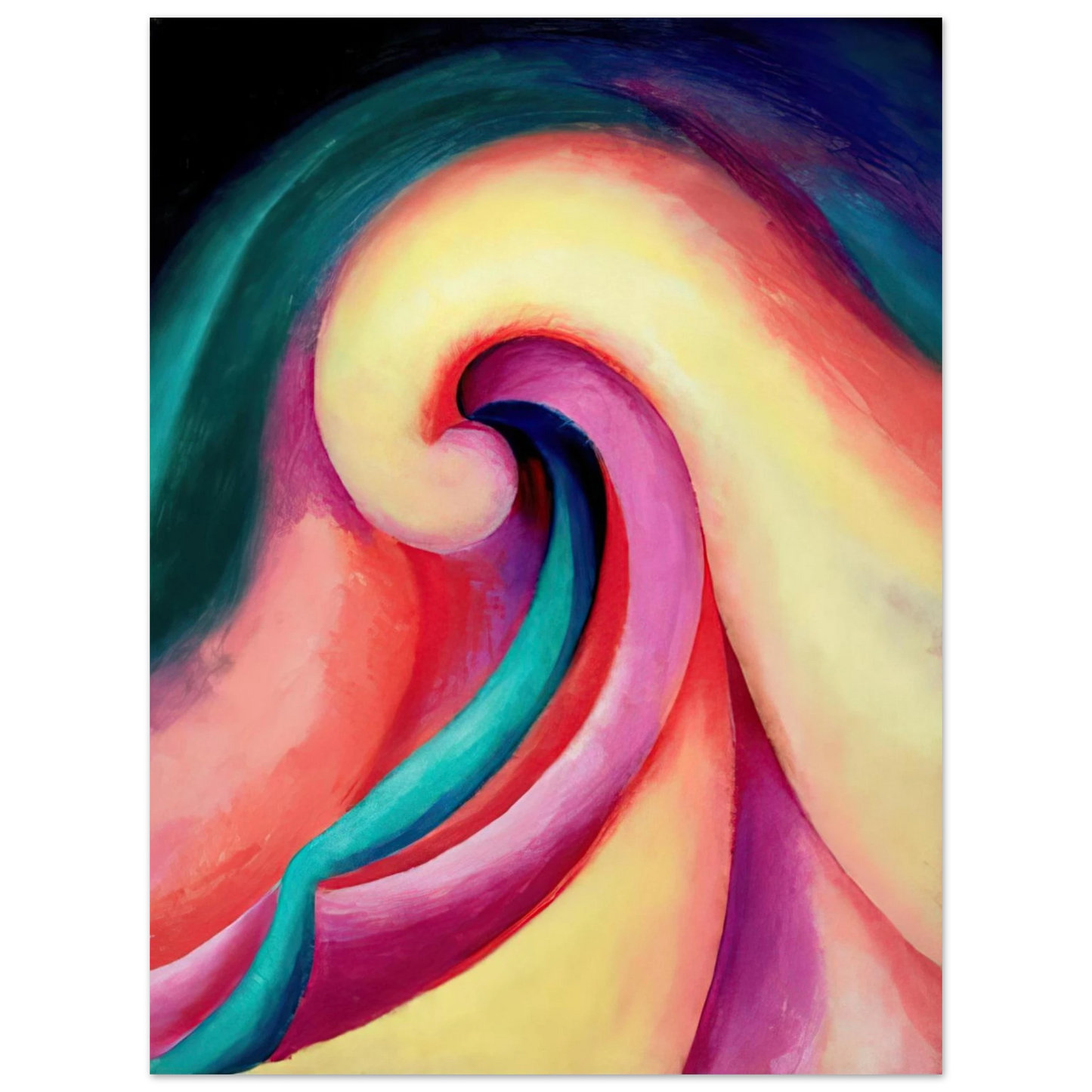 Georgia O'Keeffe - Series I, No. 3 Fine Art Poster - 13x18 cm / 5x7 inches