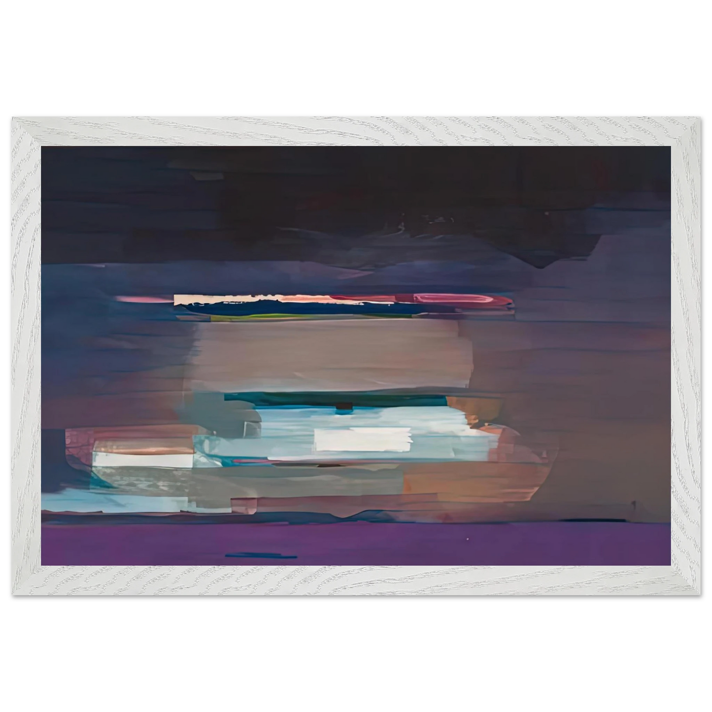 Helen Frankenthaler - Viewpoint I, 1974- Wall Art - 30x40 cm / 12x16 inches - Premium Wooden Framed Poster With Fine Art Paper - Wood frame
