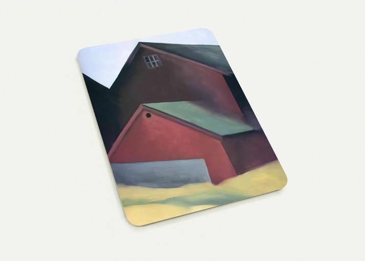 Ends Of Barns By Georgia O'Keeffe Pack of 10 Post Cards | Georgia O'Keeffe Post Cards | A6 (10.5 x 14.8 cm) - 4.1 x 5.8 inches