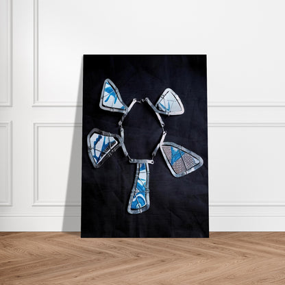 CAGED CROCKERY 1945 - Alexander Calder Brushed Aluminum Print - 70x100 cm / 28x40 inches | Alexander Calder Aluminum Print | Alexander Calder Prints