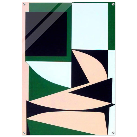 Ezinor - 1949 - Victor Vasarely Acrylic Print - 70x100 cm / 28x40″ inches | Victor Vasarely Wall Art | Victor Vasarely Prints