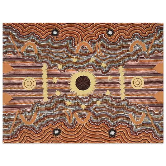 Clifford Possum Tjapaltjarri - Untitled - 1990 Fine Art Poster - Default Title