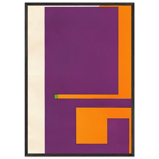 Untitled - 1957 N3 - Bruno Munari Framed Art Print – Black Wooden Frame - Default Title - -Framed Art Print