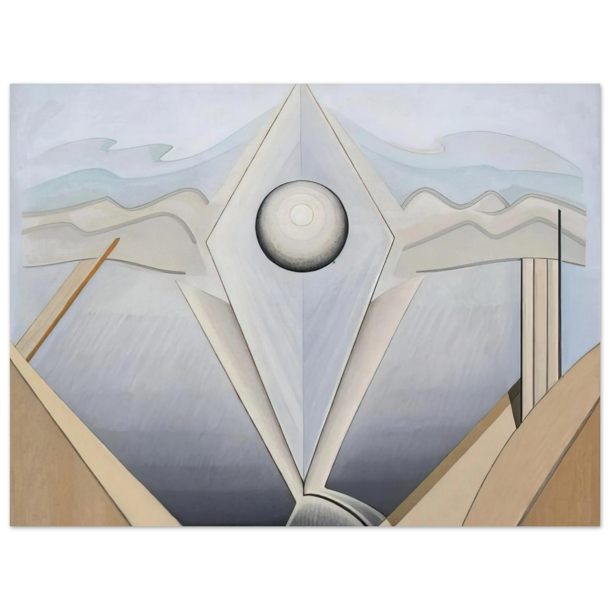 Lawren Harris - Abstract Painting #98 - 1938 Fine Art Poster - Default Title