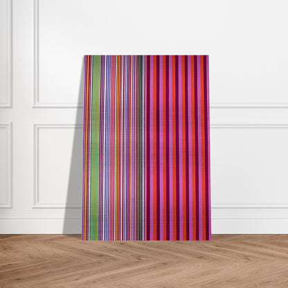 Red Baron - 1966 - Gene Davis Brushed Aluminum Print - 70x100 cm / 28x40 inches | Gene Davis Aluminum Print | Gene Davis Prints