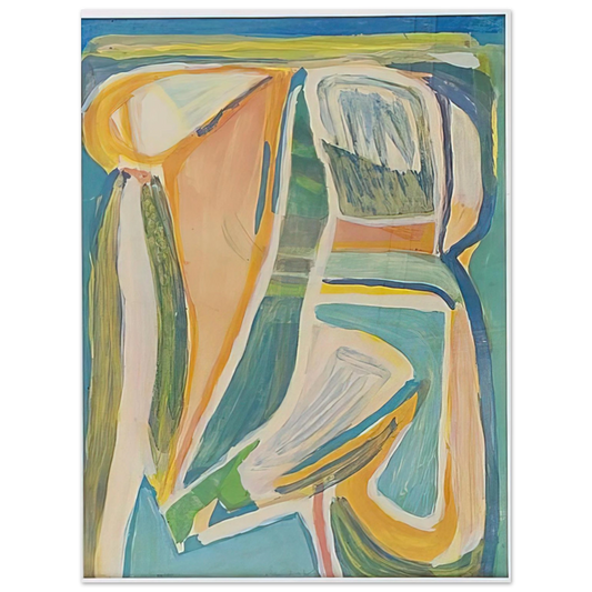 Bram van Velde - Untitled - Lyrical Abstraction Fine Art Poster - Default Title