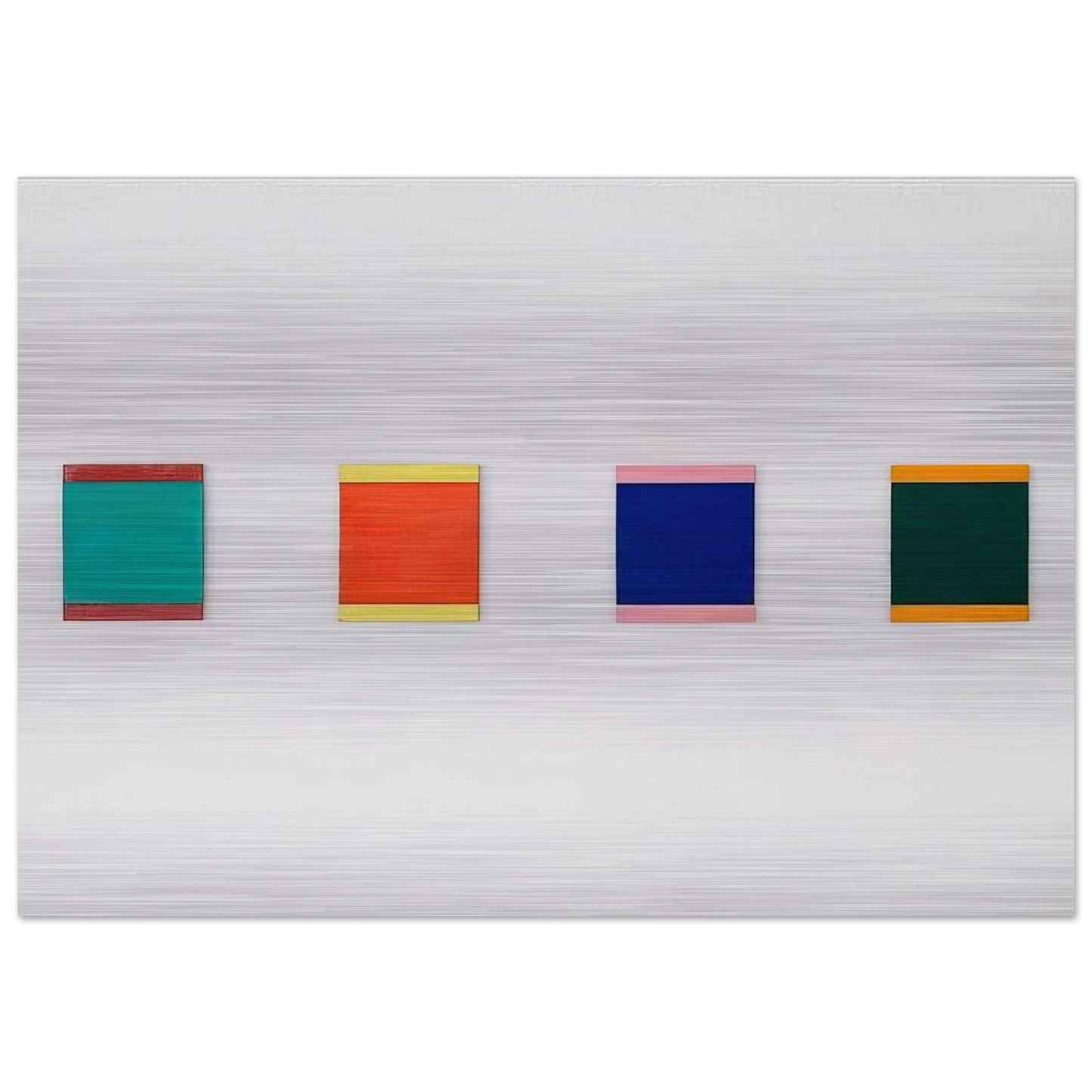 CONEY ISLAND II 1975 - BLINKY PALERMO Brushed Aluminum Print - 70x100 cm / 28x40 inches | BLINKY PALERMO Aluminum Print | BLINKY PALERMO Prints