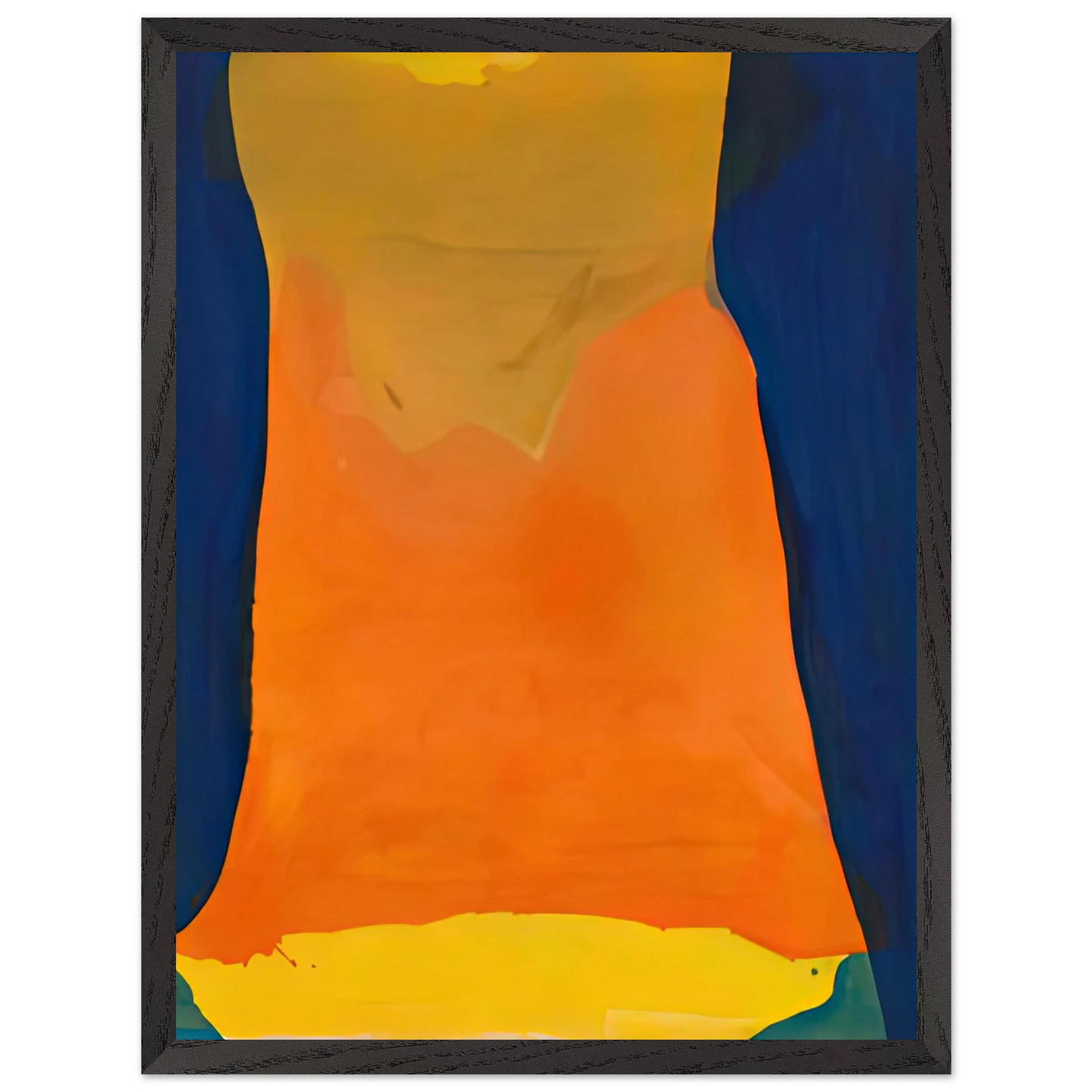 Helen Frankenthaler - Orange Mood, 1963-64- Wall Art - 30x40 cm / 12x16 inches - Fine Art Poster - -