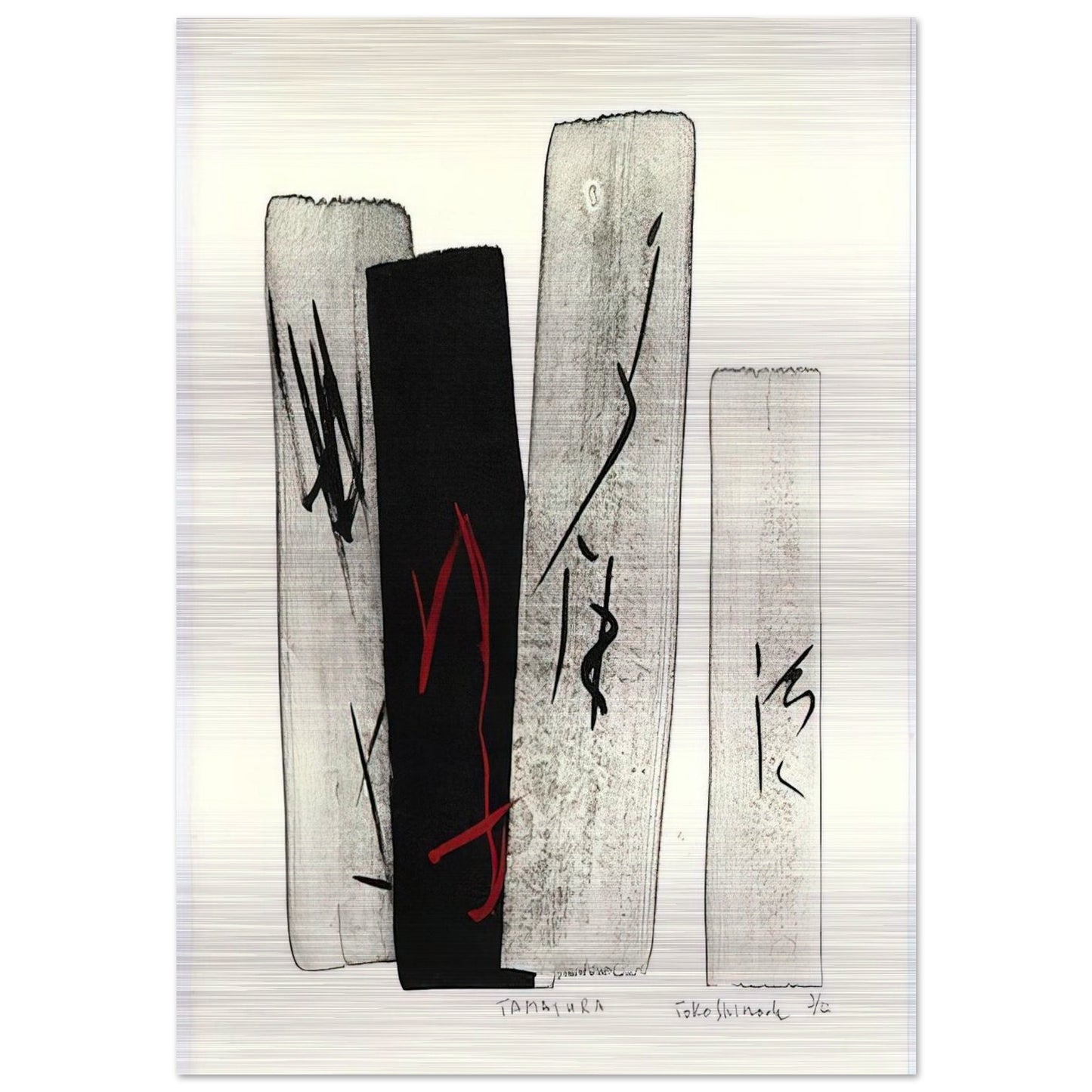 Tamayura - 1996 - Toko Shinoda Brushed Aluminum Print - 70x100 cm / 28x40 inches | Toko Shinoda Aluminum Print | Toko Shinoda Prints