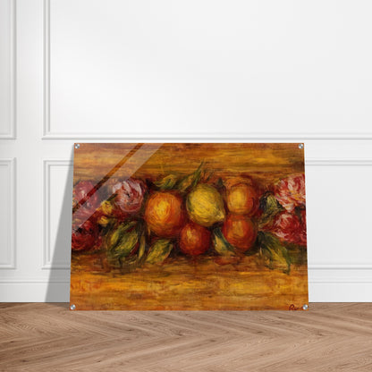 Garland of Fruit and Flowers - Pierre-Auguste Renoir Acrylic Print - 70x100 cm / 28x40″ inches