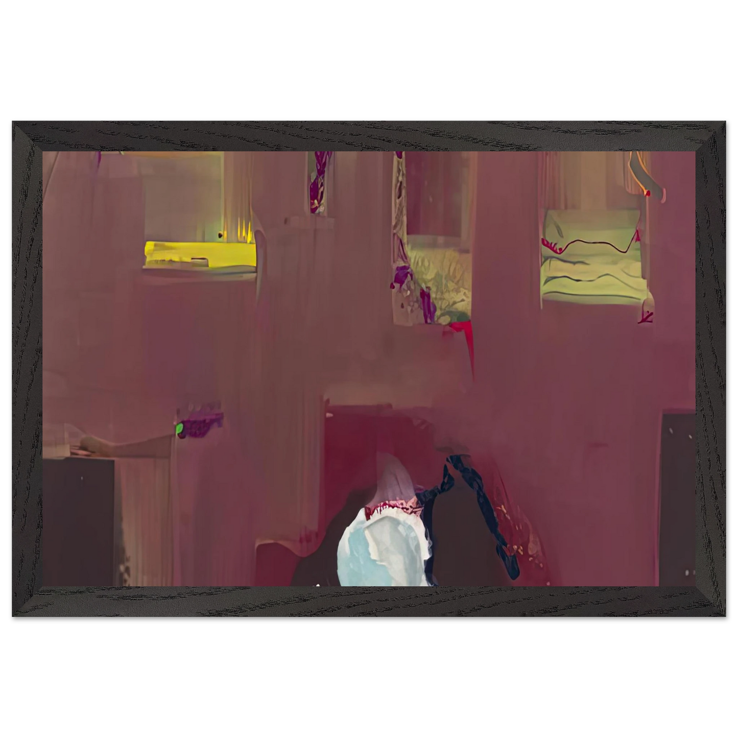 Helen Frankenthaler - Yin Yang, 1990- Wall Art - 28x40 inches / 70x70 cm - Canvas (Imperial) - -