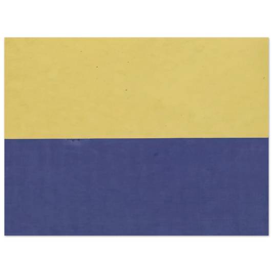Ellsworth Kelly - Yellow and Blue Fine Art Poster - Default Title