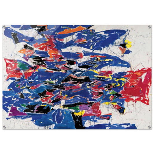 Round the World - Sam Francis Acrylic Print - 70x100 cm / 28x40″ inches