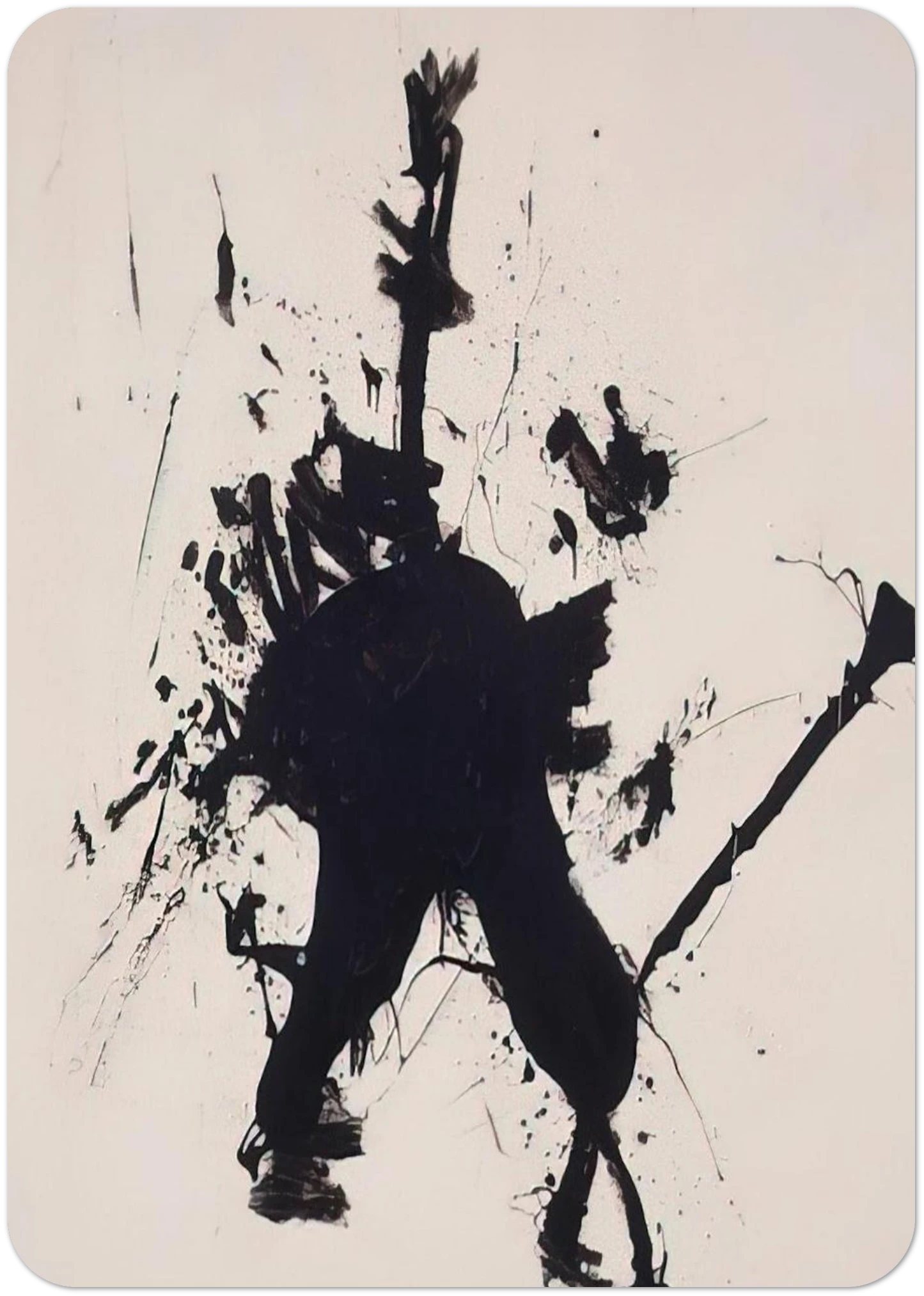 Don Quixote By Hans Hofmann Pack of 10 Post Cards | Hans Hofmann Post Cards | A6 (10.5 x 14.8 cm) - 4.1 x 5.8 inches