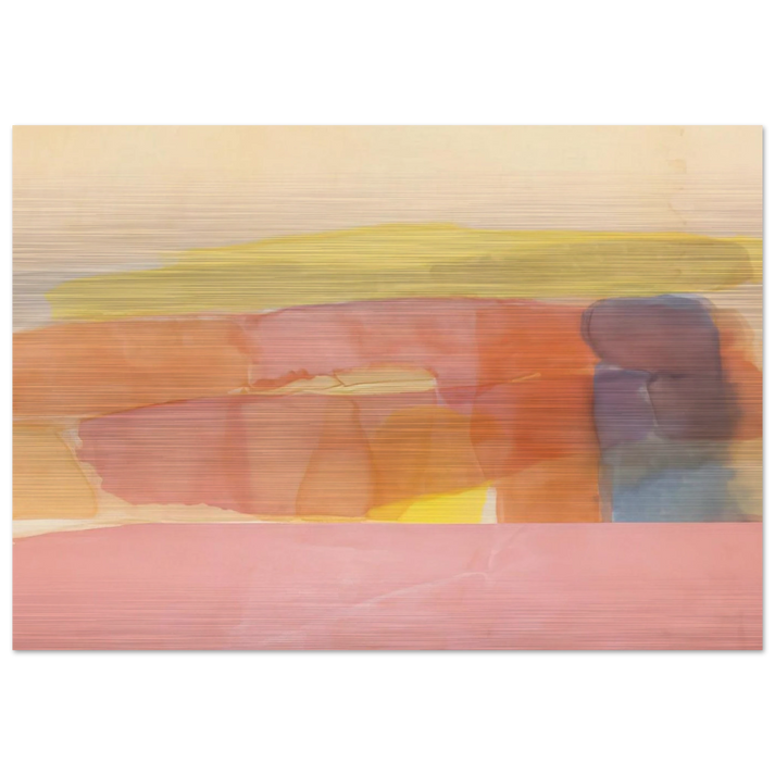 First Path - 1978 - Ronnie Landfield Brushed Aluminum Print - 70x100 cm / 28x40 inches | Ronnie Landfield Aluminum Print | Ronnie Landfield Prints