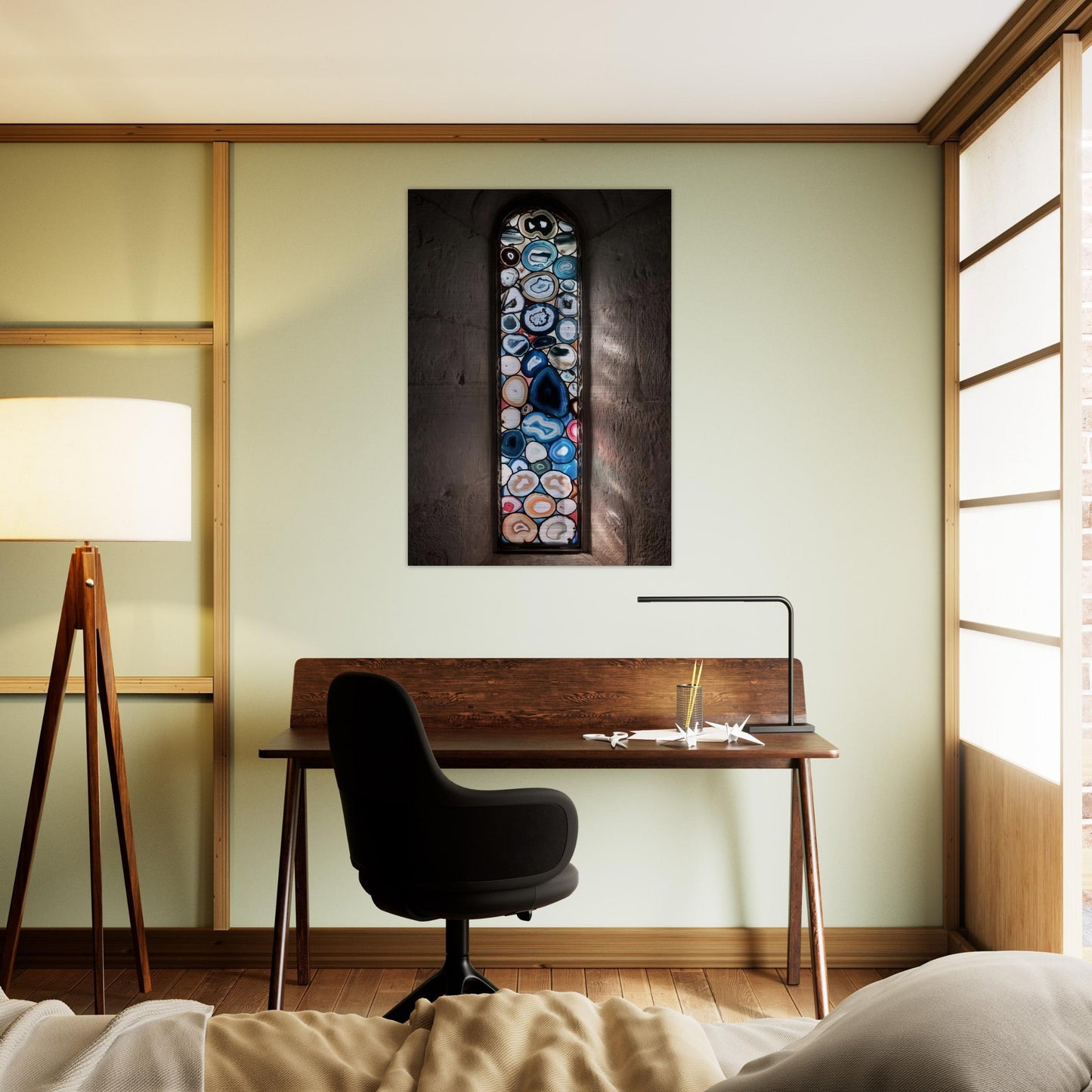 AHATFENSTER 2009 - Sigmar Polke Brushed Aluminum Print - 70x100 cm / 28x40 inches | Sigmar Polke Aluminum Print | Sigmar Polke Prints