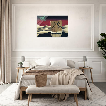 THE CONQUEROR 1926 - Rene Magritte Acrylic Print - 70x100 cm / 28x40″ inches | Rene Magritte Wall Art | Rene Magritte Prints