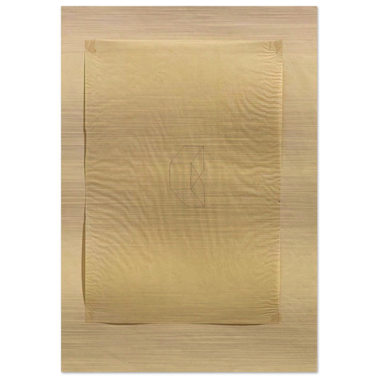 MA COSA FAI MA COSA DICI 1972 - Alighiero Boetti Brushed Aluminum Print - 70x100 cm / 28x40 inches | Alighiero Boetti Aluminum Print | Alighiero Boetti Prints