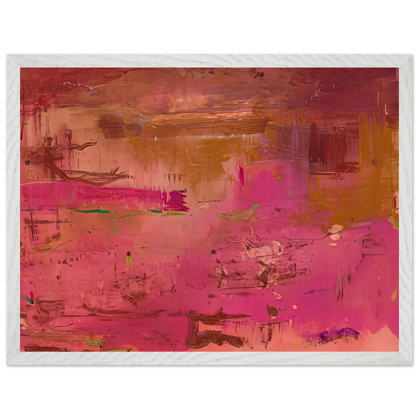 Helen Frankenthaler - Dream Walk Red, 1978- Wall Art - 30x40 cm / 12x16 inches - Fine Art Poster - -