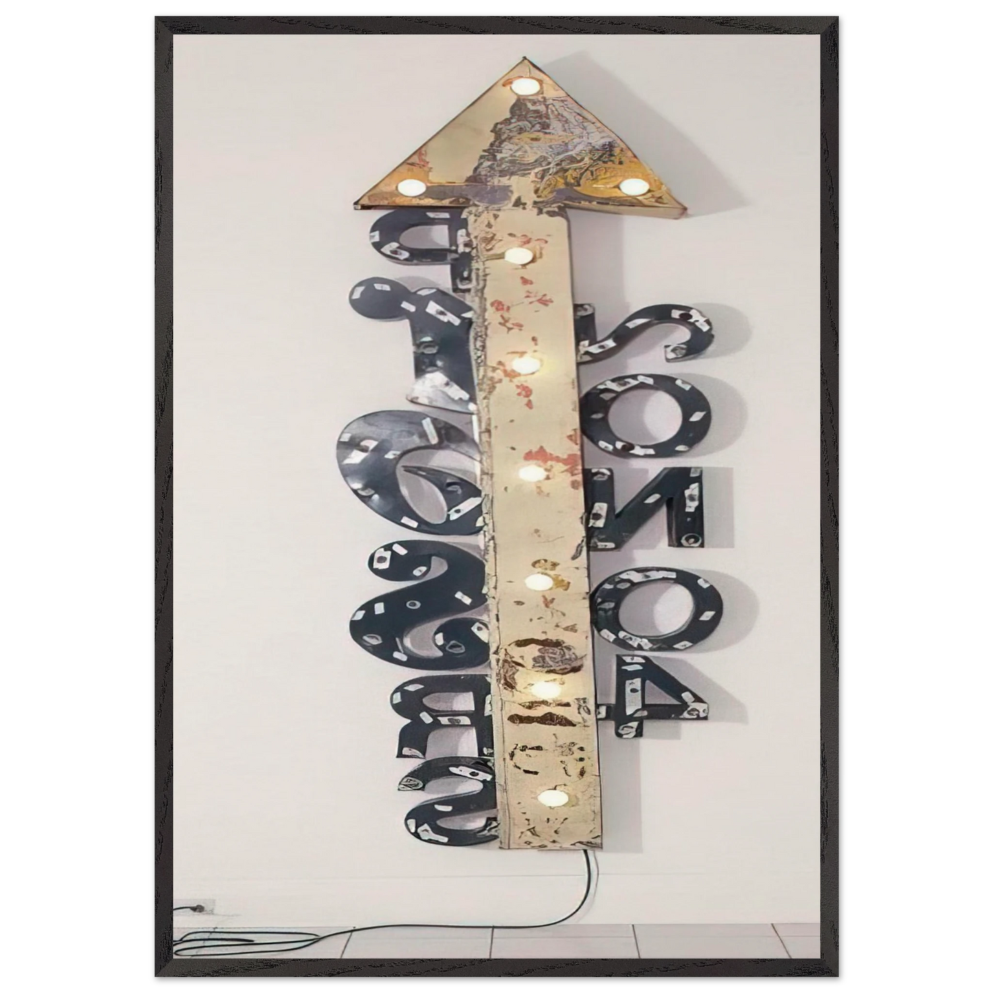 SOARING DRIBBLE GLUT 1992 - Robert Rauschenberg Framed Art Print – Black Wooden Frame - Default Title - -Framed Art Print