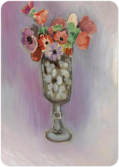 BOUQUET OF ANEMONES 1918 By Henri Matisse Pack of 10 Post Cards | Henri Matisse Post Cards | A6 (10.5 x 14.8 cm) - 4.1 x 5.8 inches