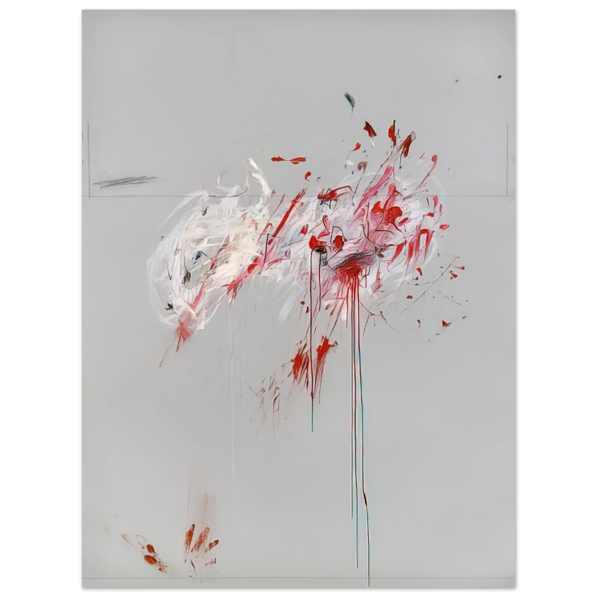 Cy Twombly - Nine Discourses on Commodus, Part III Fine Art Poster - Default Title