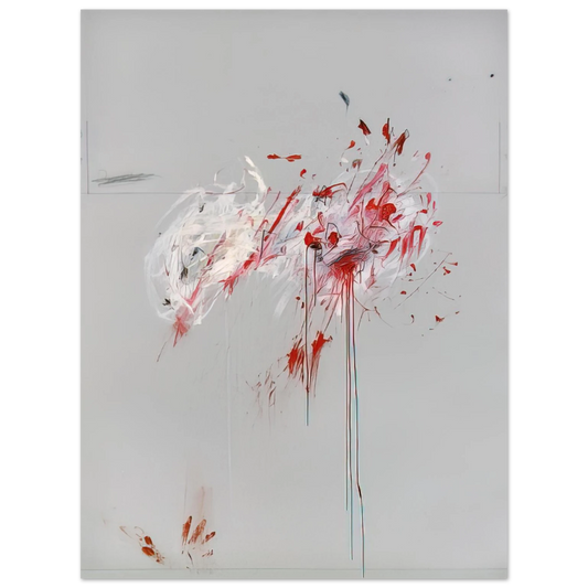 Cy Twombly - Nine Discourses on Commodus, Part III Fine Art Poster - Default Title