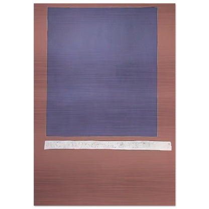 Grand Blue Sun-Box - 1969 - Theodoros Stamos Brushed Aluminum Print - 70x100 cm / 28x40 inches | Theodoros Stamos Aluminum Print | Theodoros Stamos Prints