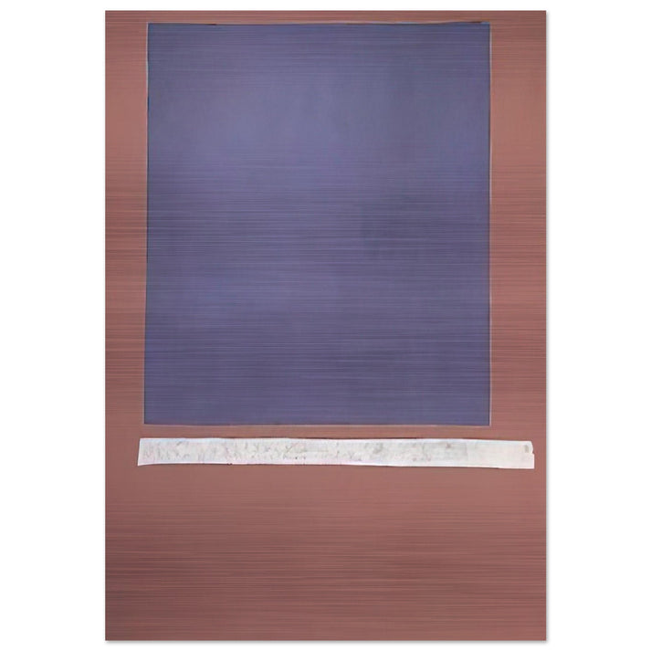 Grand Blue Sun-Box - 1969 - Theodoros Stamos Brushed Aluminum Print - 70x100 cm / 28x40 inches | Theodoros Stamos Aluminum Print | Theodoros Stamos Prints