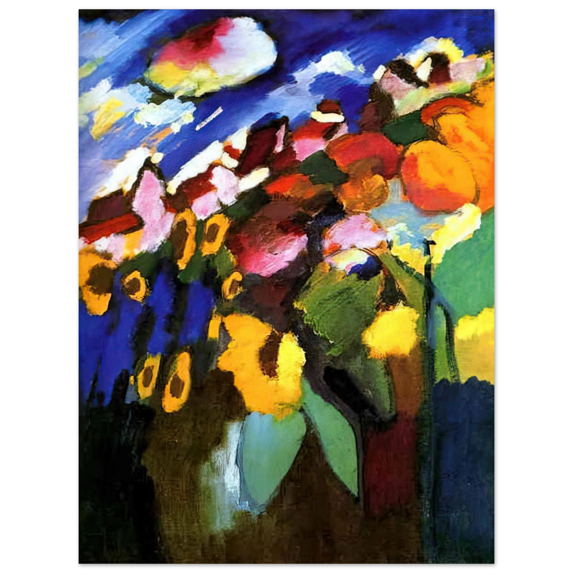 Wassily Kandinsky - MURNAU GARDEN 1909 Fine Art Poster - Default Title