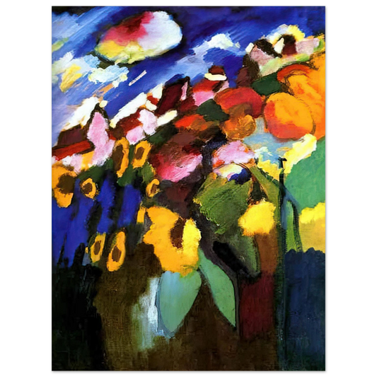 Wassily Kandinsky - MURNAU GARDEN 1909 Fine Art Poster - Default Title