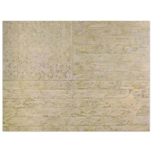 Jasper Johns - WHITE FLAG Fine Art Poster - Default Title