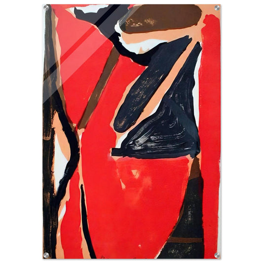 L'Unique III - 1973 - Bram van Velde Acrylic Print - 70x100 cm / 28x40″ inches | Bram van Velde Wall Art | Bram van Velde Prints