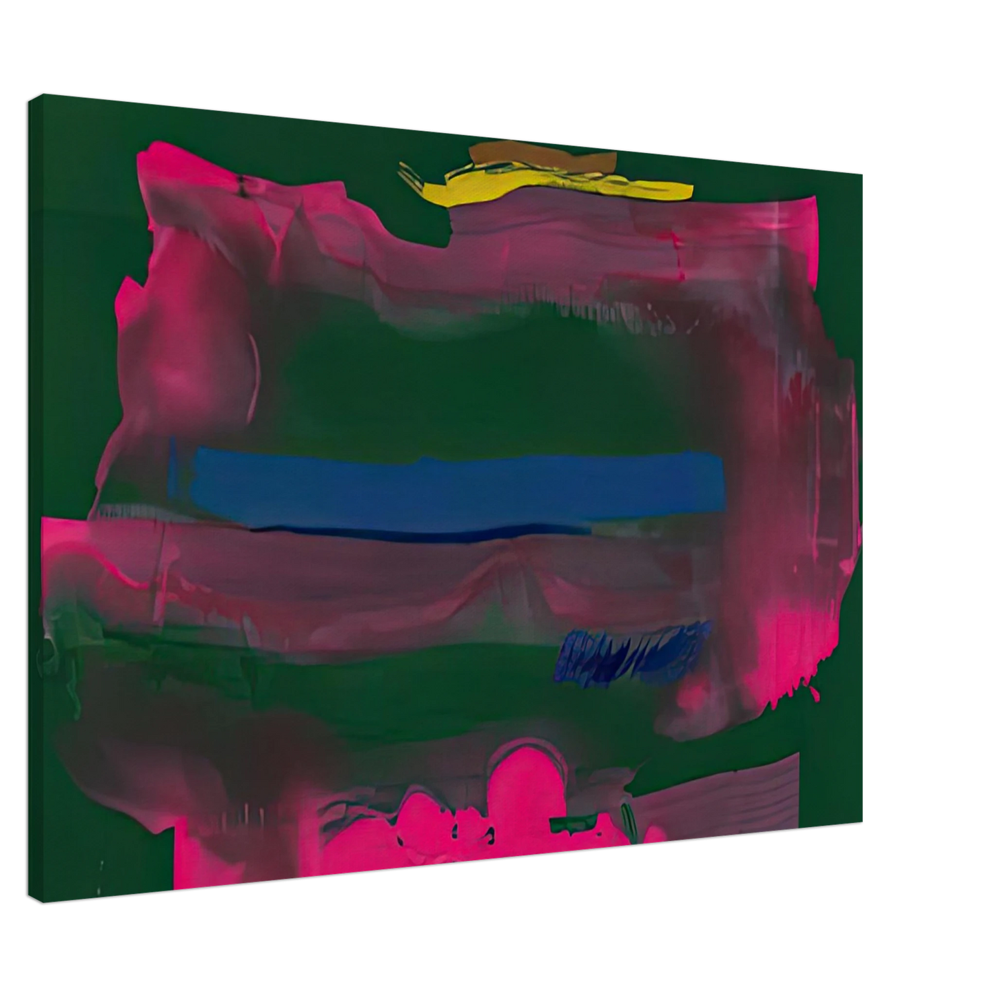 Helen Frankenthaler - Reef, 1991- Wall Art - 21x29.7 cm / 8x12" - Premium Wooden Framed Poster With Fine Art Paper - Black frame
