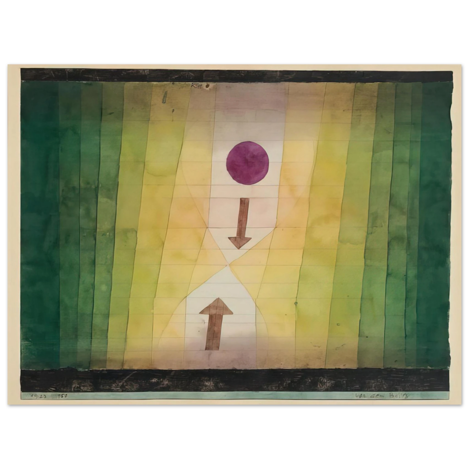 Paul Klee - BEFORE THE BLITZ 1923 Fine Art Poster - Default Title