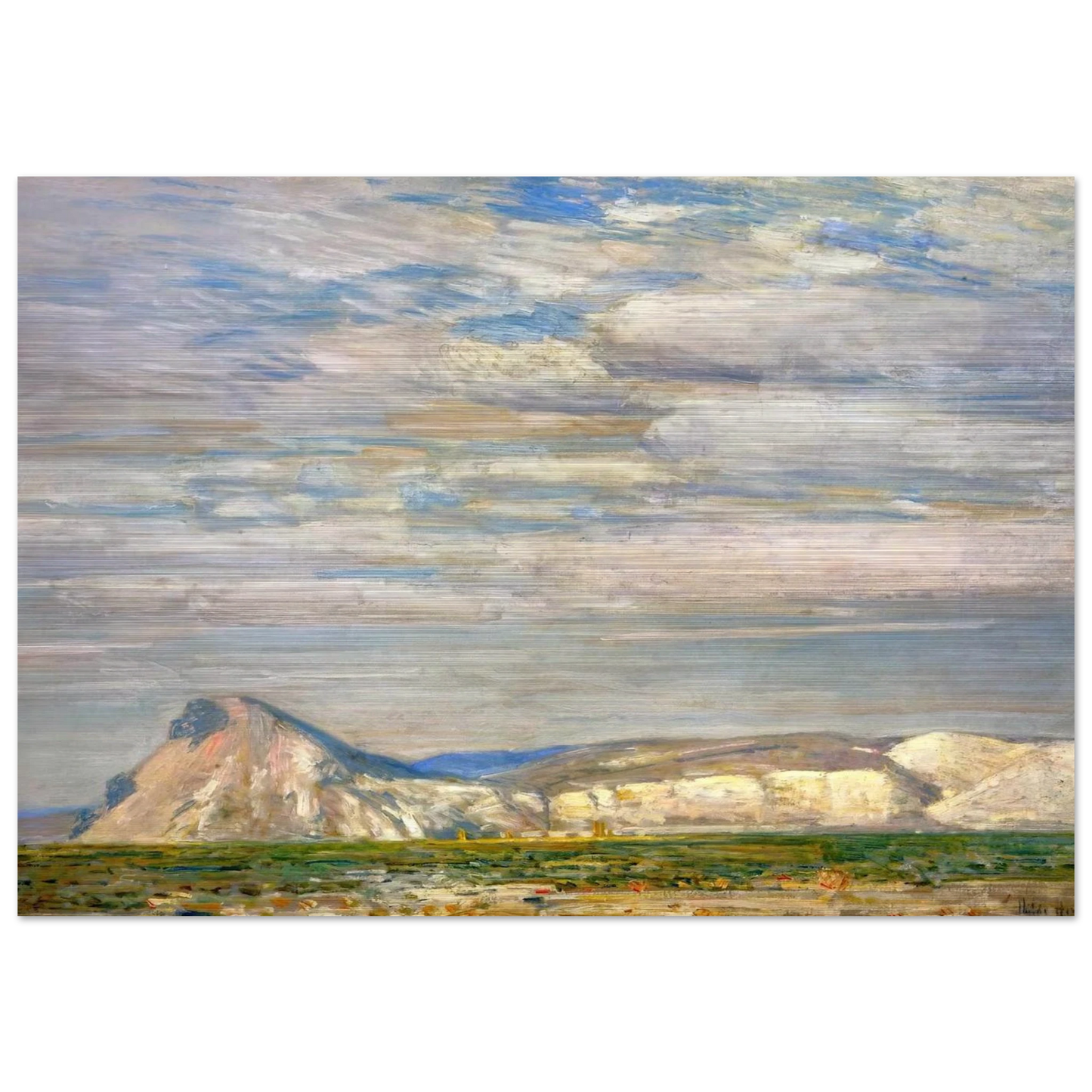 Harney Desert No. 20 - Childe Hassam Brushed Aluminum Print - 70x100 cm / 28x40 inches | Childe Hassam Aluminum Print | Childe Hassam Prints