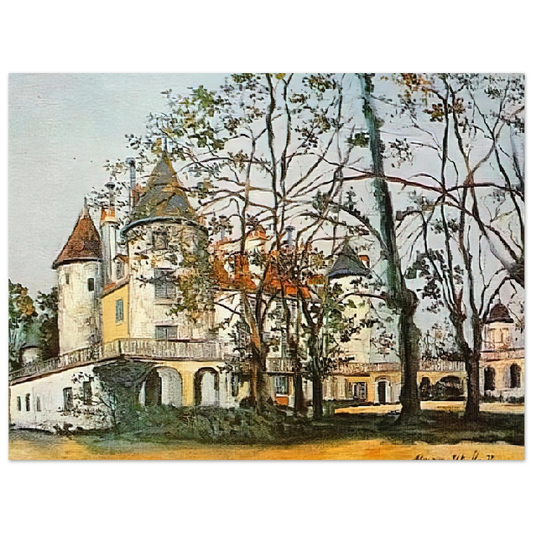Maurice Utrillo - THE CASTLE Fine Art Poster - Default Title