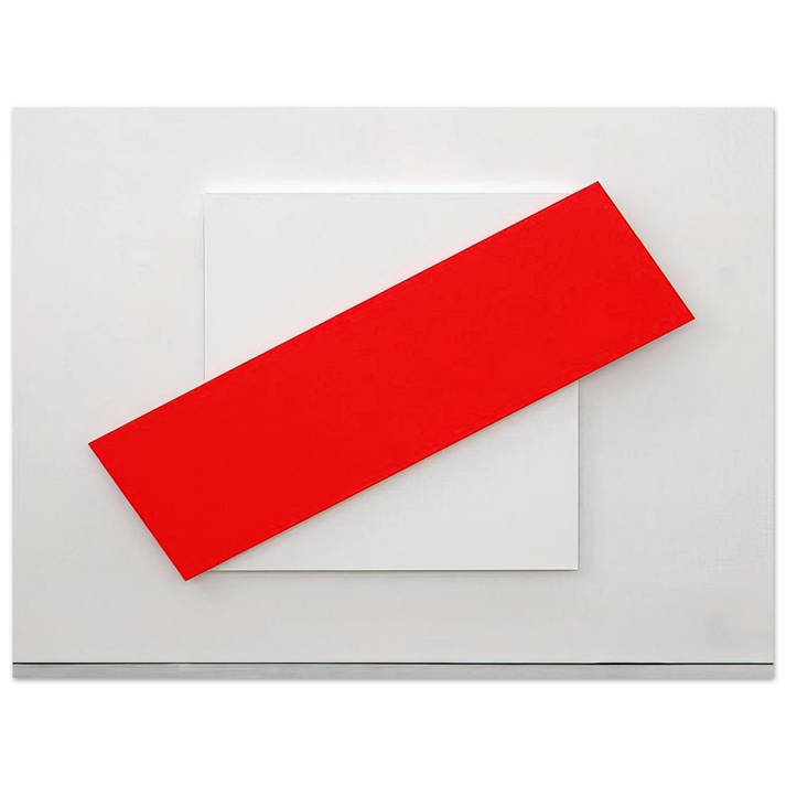 Ellsworth Kelly - Red Diagonal  75x100 cm / 30x40inches Fine Art Poster