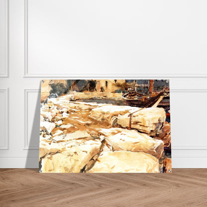 San Vigilio - John Singer Sargent Acrylic Print - 70x100 cm / 28x40″ inches | John Singer Sargent Wall Art | John Singer Sargent Prints