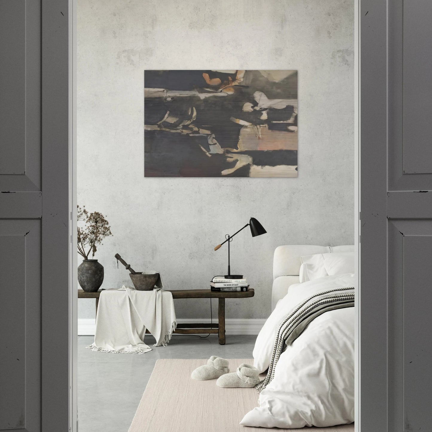 Albuquerque #20 - Richard Diebenkorn Brushed Aluminum Print - 70x100 cm / 28x40 inches | Richard Diebenkorn Aluminum Print | Richard Diebenkorn Prints